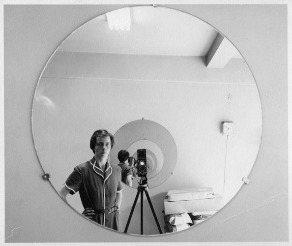 Vivian Maier, self portrait, 1955